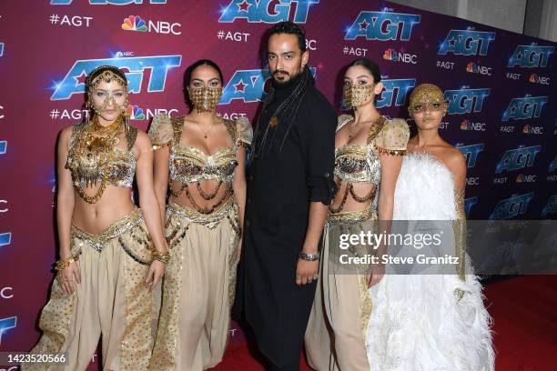 Mayyasarrives at the Red Carpet For "America's Got Talent" Season 17 Live Show at Sheraton Pasadena Hotel on September 13, 2022 in Pasadena,...