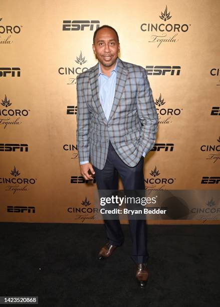 Stephen A. Smith spotted at the Cincoro Tequila Gold launch party on Tuesday, September 13, 2022 in New York City.