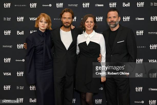 Emily Beecham, Andreas Pietschmann, Jantje Friese and Baran bo Odar attend Netflix "1899" world premiere at the Toronto International Film Festival...