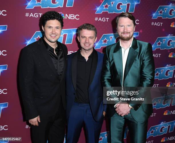 Metaphysic arrives at the Red Carpet For "America's Got Talent" Season 17 Live Show at Sheraton Pasadena Hotel on September 13, 2022 in Pasadena,...