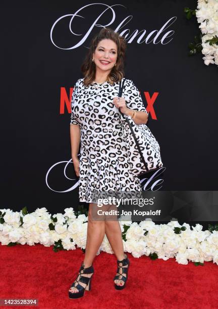 Laura Harring attends Los Angeles Premiere Of Netflix's New Film "Blonde" at TCL Chinese Theatre on September 13, 2022 in Hollywood, California.