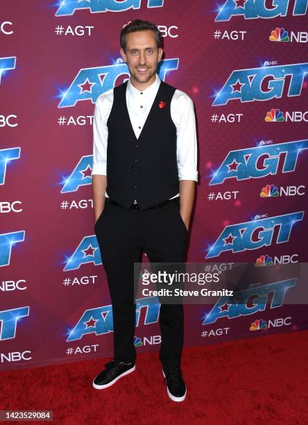 Nicolas RIBS arrives at the Red Carpet For "America's Got Talent" Season 17 Live Show at Sheraton Pasadena Hotel on September 13, 2022 in Pasadena,...