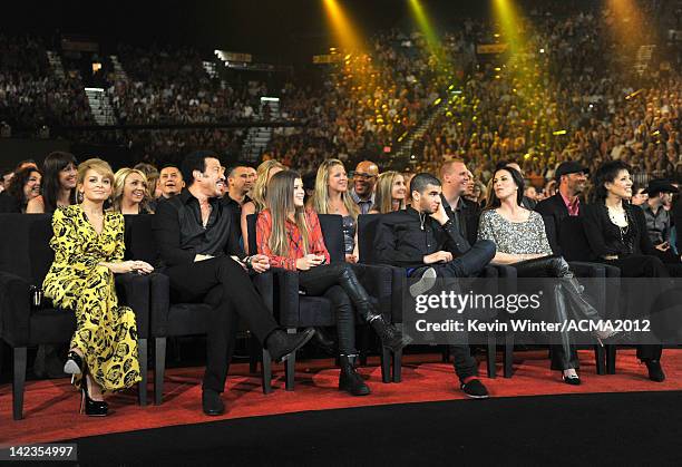 Personality Nicole Richie, singer Lionel Richie, Sofia Richie, Miles Brockman Richie and Diane Alexander attend the Lionel Richie and Friends in...