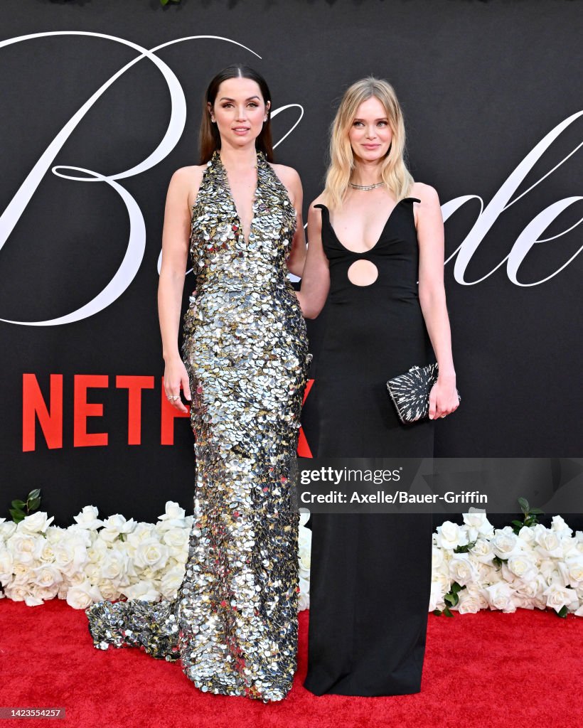 Ana de Armas and Sara Paxton attend the Los Angeles Premiere of... News