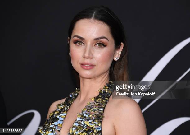 Ana de Armas attends Los Angeles Premiere Of Netflix's New Film "Blonde" at TCL Chinese Theatre on September 13, 2022 in Hollywood, California.