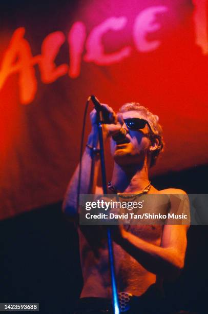 Alice In Chains in The Clash of the Titans Tour in 1991, Madison Square Garden, NYC, NY, US, 28th June 1991.