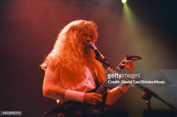 Megadeth in The Clash of the Titans Tour in 1991, Madison Square Garden, NYC, NY, US, 28th June 1991.