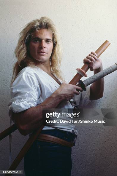 David Lee Roth In His Prime David Lee Roth posed in front of the camera, US, May 1980. News Photo ...