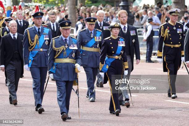 David Armstrong-Jones, 2nd Earl of Snowdon, Prince William, Prince of Wales, King Charles III, Prince Richard, Duke of Gloucester, Anne, Princess...