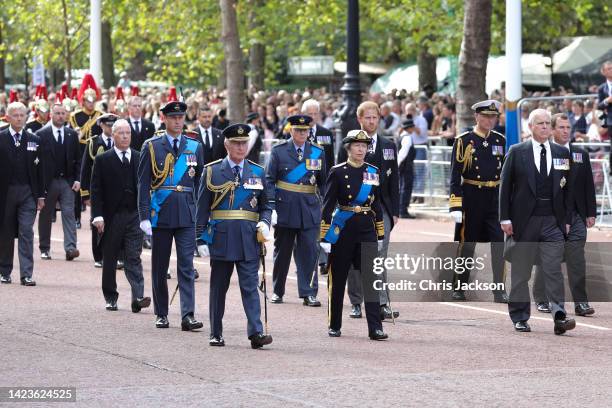 David Armstrong-Jones, 2nd Earl of Snowdon, Prince William, Prince of Wales, King Charles III, Prince Richard, Duke of Gloucester, Anne, Princess...