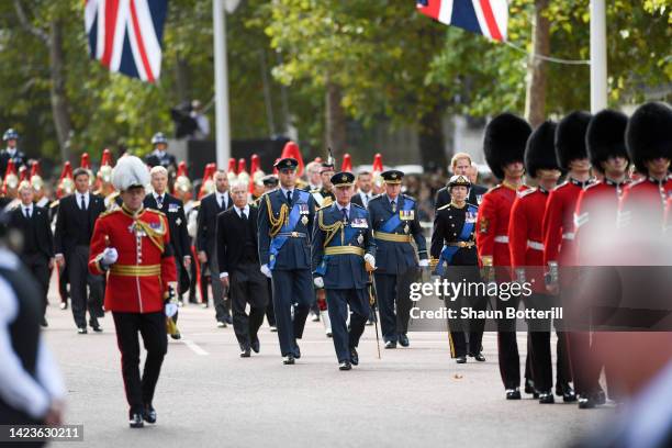 David Armstrong-Jones, 2nd Earl of Snowdon, Prince William, Prince of Wales, King Charles III, Prince Richard, Duke of Gloucester, Anne, Princess...