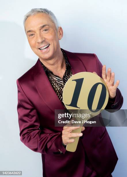 In these images taken on 20th January 2022 and released on September 14th - Bruno Tonioli, a judge for "Strictly Come Dancing" poses at Elstree...