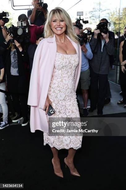 Christie Brinkley attends the Michael Kors Collection Spring/Summer 2023 Runway Show on September 14, 2022 in New York City.