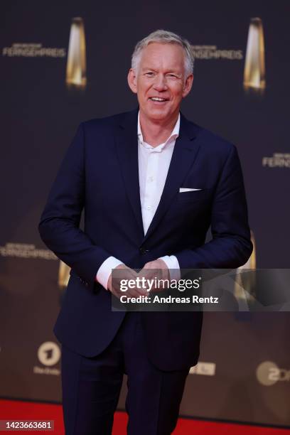 Johannes B. Kerner attends the German Television Award at MMC Studios on September 14, 2022 in Cologne, Germany.