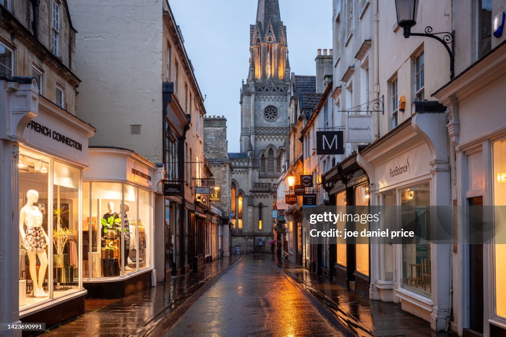 Green Street, St Michael's Church, Bath, Somerset, England
