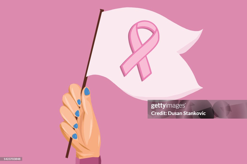 Flag of Breast Cancer Awareness