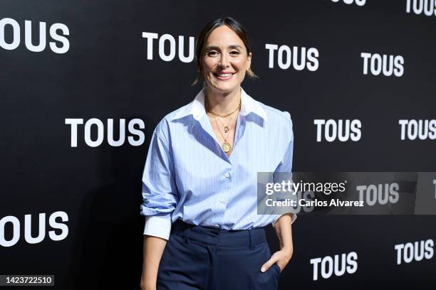 Tamara Falco attends the Tous photocall at Próxima Estación on September 14, 2022 in Madrid, Spain.