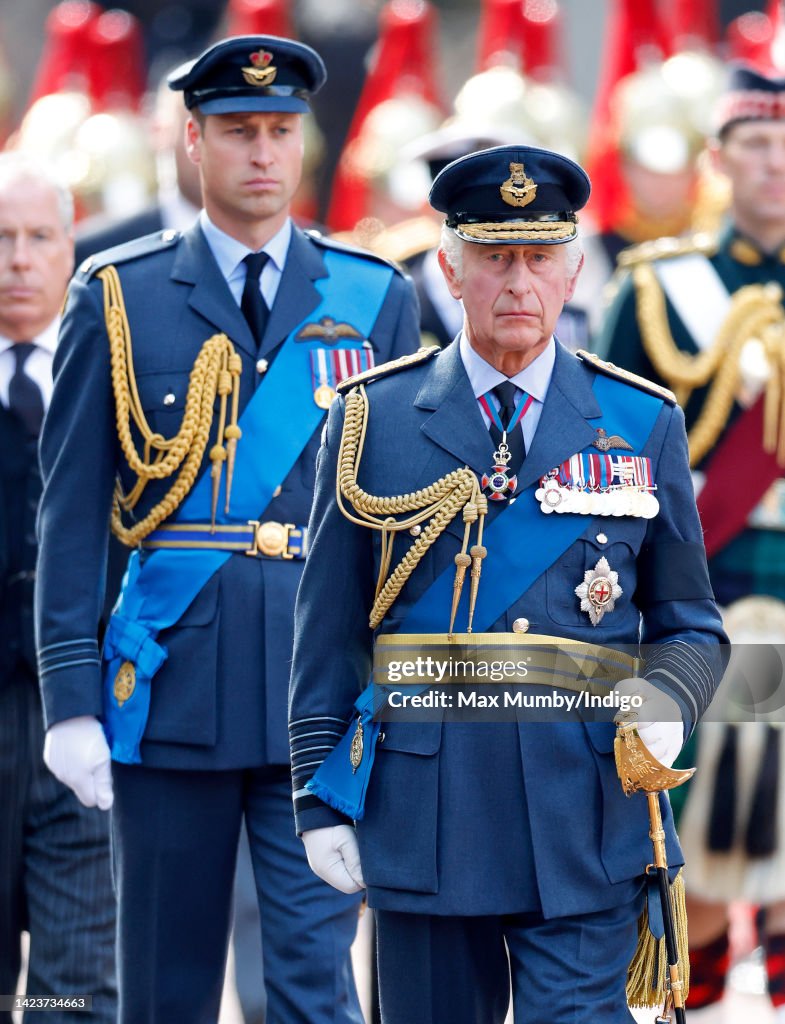 The Coffin Carrying Queen Elizabeth II Is Transferred From Buckingham Palace To The Palace Of Westminster