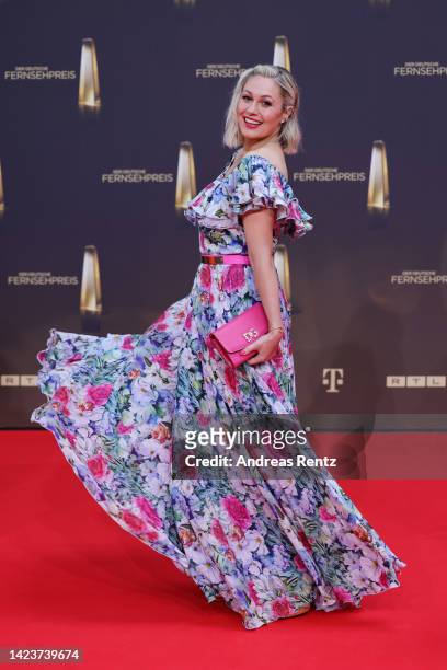 Ruth Moschner attends the German Television Award at MMC Studios on September 14, 2022 in Cologne, Germany.