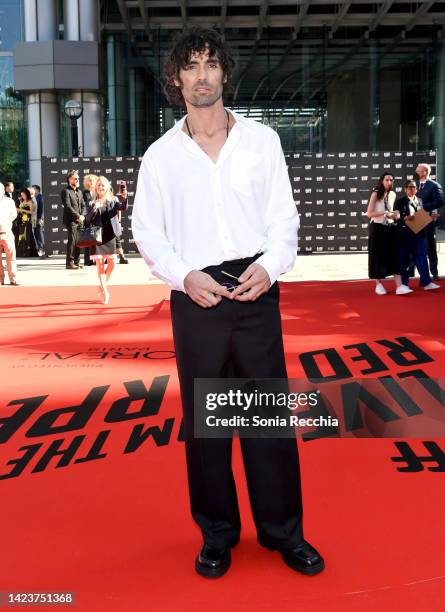 Tyson Ritter attends the "Prisoner's Daughter" Premiere during the 2022 Toronto International Film Festival at Roy Thomson Hall on September 14, 2022...