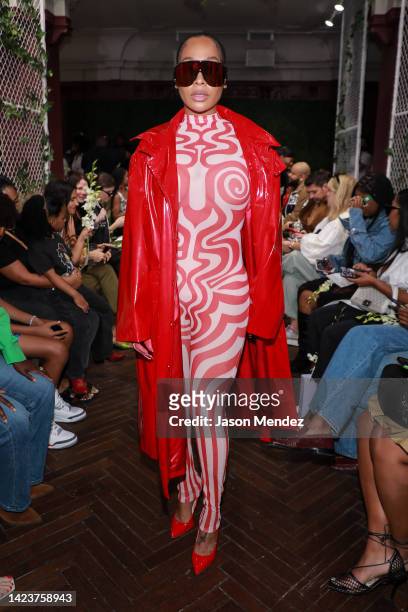 La La Anthonyattends the Aliette fashion show during New York Fashion Week on September 14, 2022 in New York City.