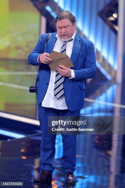 Armin Rohde is seen on stage during the German Television Award at MMC Studios on September 14, 2022 in Cologne, Germany.