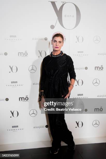 Antonia Dell'Atte attends the 'YO DONA Party at Mercedes Benz Fashion Week Madrid at Thompson Madrid on September 14, 2022 in Madrid, Spain.