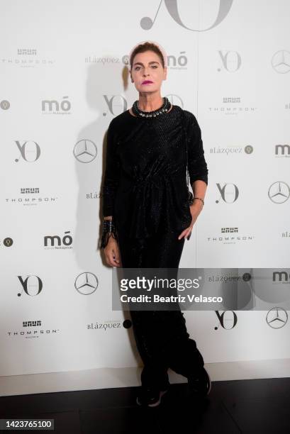 Antonia Dell'Atte attends the 'YO DONA Party at Mercedes Benz Fashion Week Madrid at Thompson Madrid on September 14, 2022 in Madrid, Spain.