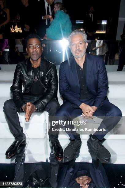 Chris Rock and Guy Oseary attend the Tom Ford fashion show during September 2022 New York Fashion Week: The Shows at Skylight on Vesey on September...