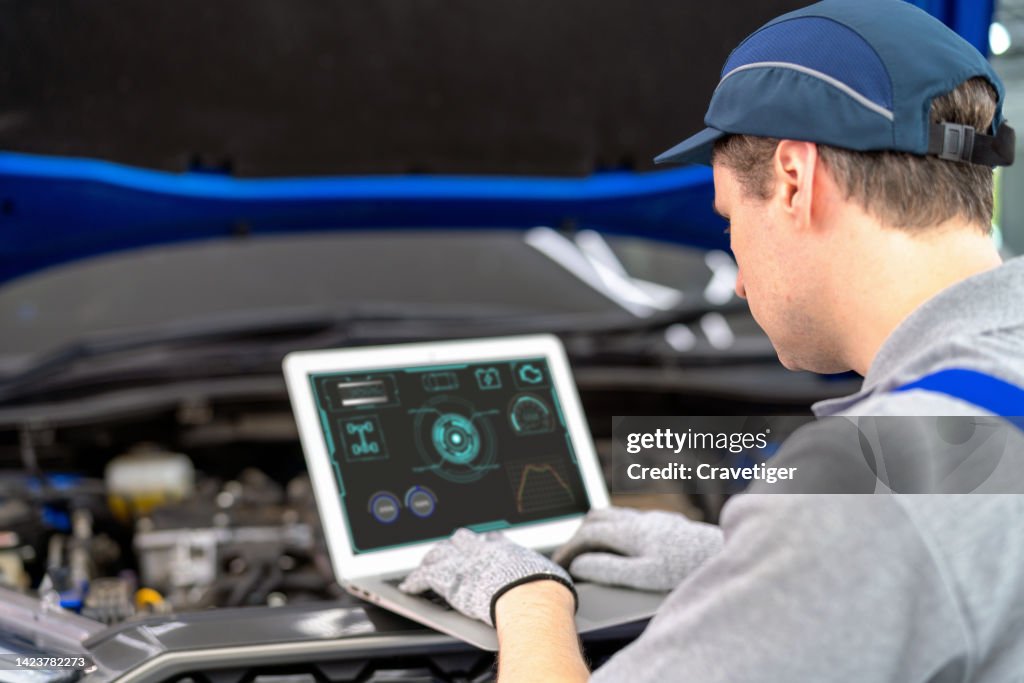 Tunning Machine Image Computer Tuning Up For The Best Performance The Cars Electronic Programming Uses ...