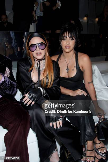 Madonna and Lourdes Leon attend the Tom Ford fashion show during September 2022 New York Fashion Week: The Shows at Skylight on Vesey on September...