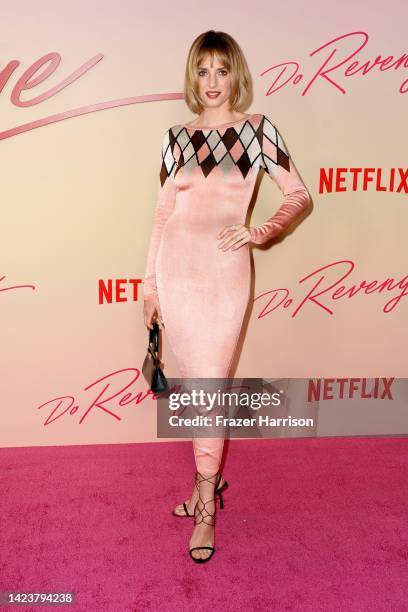 Maya Hawke attends the special screening of Netflix's "Do Revenge" at TUDUM Theater on September 14, 2022 in Hollywood, California.