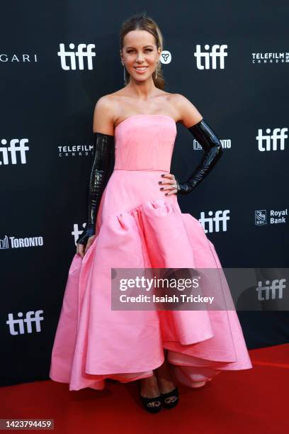 Kate Beckinsale attends the "Prisoner's Daughter" Premiere during the 2022 Toronto International Film Festival at Roy Thomson Hall on September 14,...