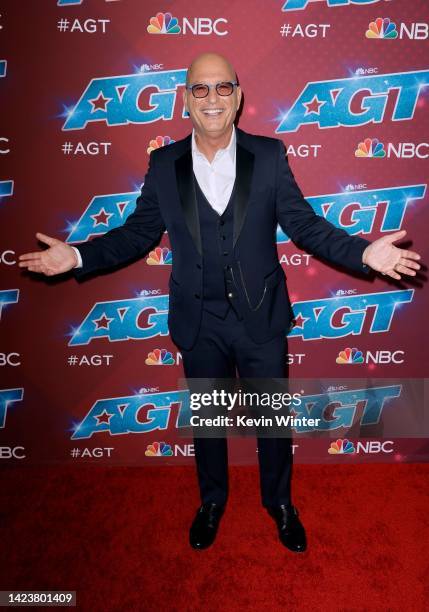 Howie Mandel attends the red carpet for "America's Got Talent" Season 17 Finale at Sheraton Pasadena Hotel on September 14, 2022 in Pasadena,...