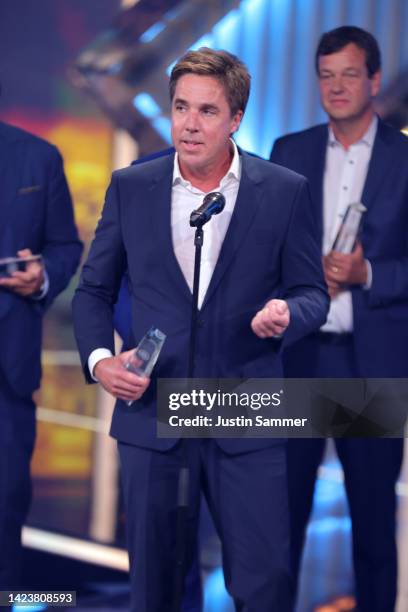 Markus Feldenkirchen is seen on stage during the German Television Award at MMC Studios on September 14, 2022 in Cologne, Germany.