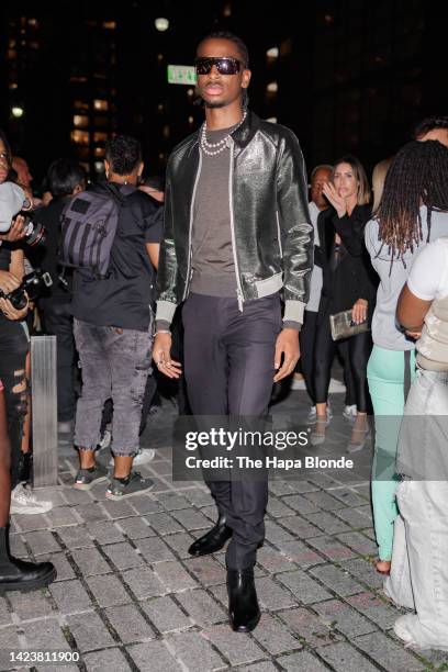 Shai Gilgeous-Alexander attends the Tom Ford Fashion how on September 14, 2022 in New York City.