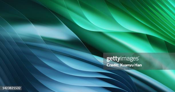 layered wavy pattern abstract background - sheer fabric stock pictures, royalty-free photos & images