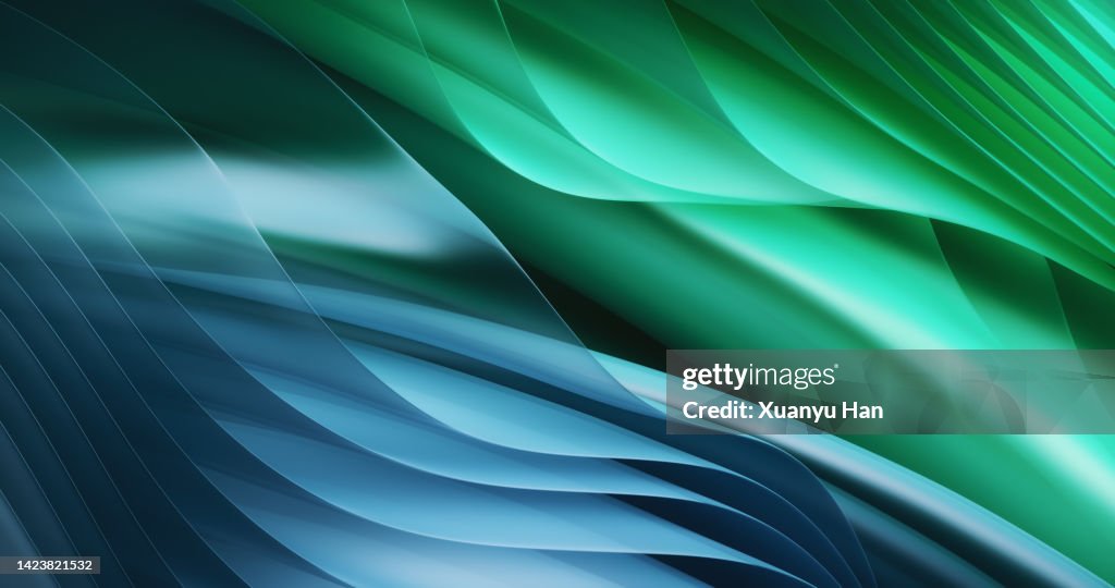 Layered wavy pattern abstract background