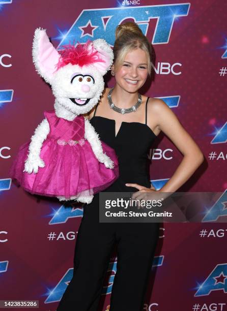 Darci Lynnearrives at the Red Carpet For "America's Got Talent" Season 17 Finale at Sheraton Pasadena Hotel on September 14, 2022 in Pasadena,...