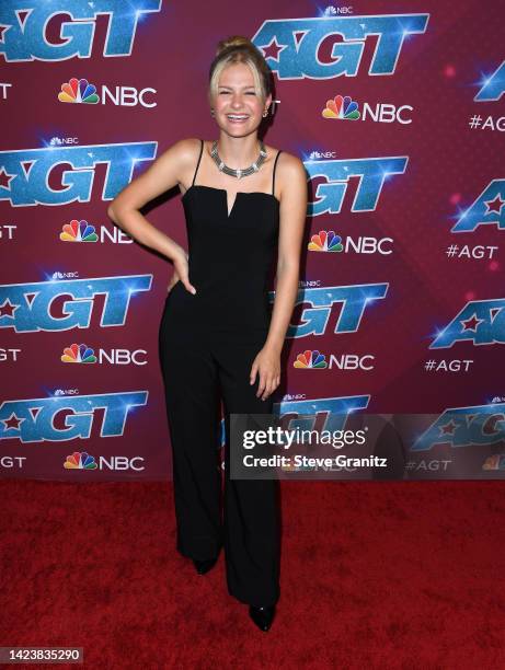 Darci Lynnearrives at the Red Carpet For "America's Got Talent" Season 17 Finale at Sheraton Pasadena Hotel on September 14, 2022 in Pasadena,...