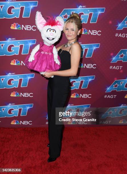 Darci Lynnearrives at the Red Carpet For "America's Got Talent" Season 17 Finale at Sheraton Pasadena Hotel on September 14, 2022 in Pasadena,...