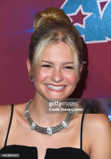 Darci Lynne arrives at the Red Carpet For "America's Got Talent" Season 17 Finale at Sheraton Pasadena Hotel on September 14, 2022 in Pasadena,...