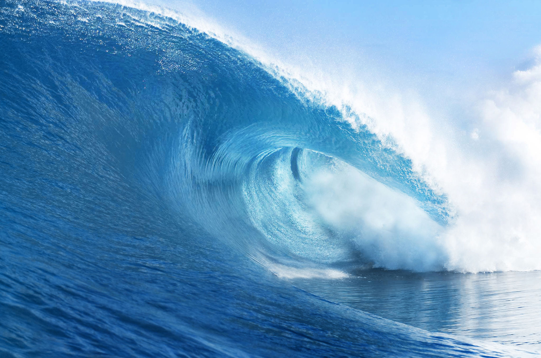 surfing waves