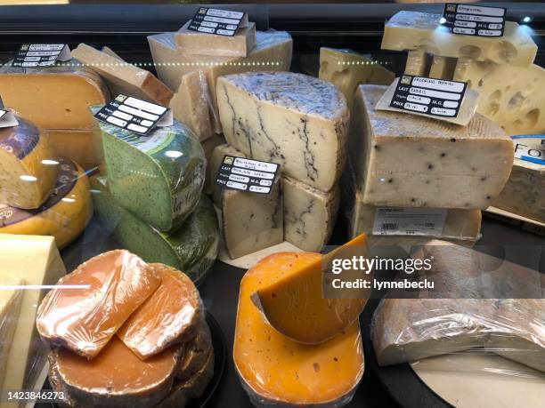 cheese stall at la rochelle food market - sale la rochelle stock pictures, royalty-free photos & images