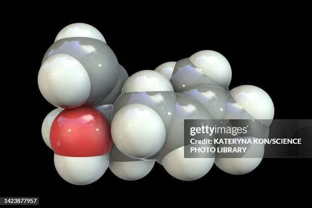 linalool molecule, illustration - bitter orange stock illustrations
