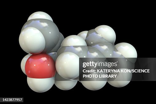 Linalool molecule, illustration Linalool molecule, illustration