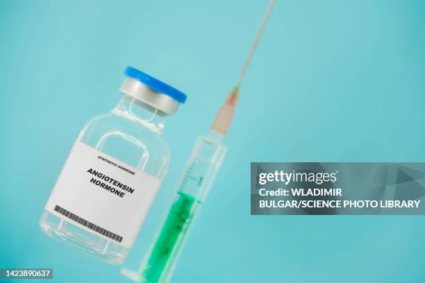 angiotensin hormone, conceptual image - angiotensin stock pictures, royalty-free photos & images