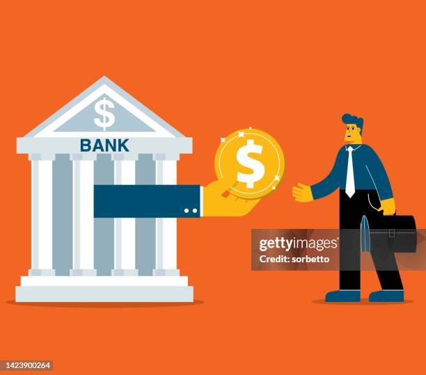 banking - coin - down payment stock illustrations
