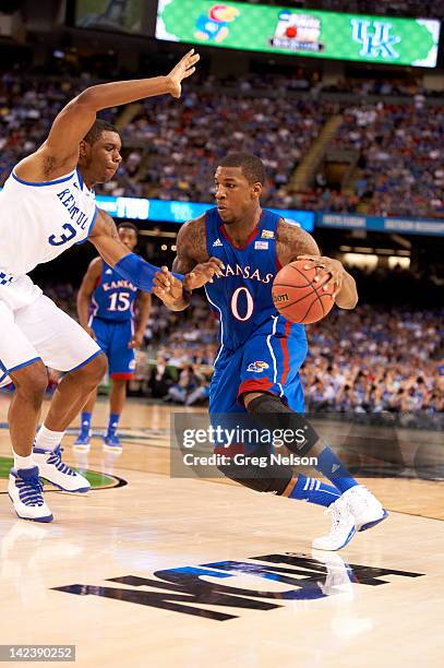 Final Four: Kansas Thomas Robinson in action vs Kentucky at Mercedes-Benz Superdome. New Orleans, LA 4/2/2012 CREDIT: Greg Nelson