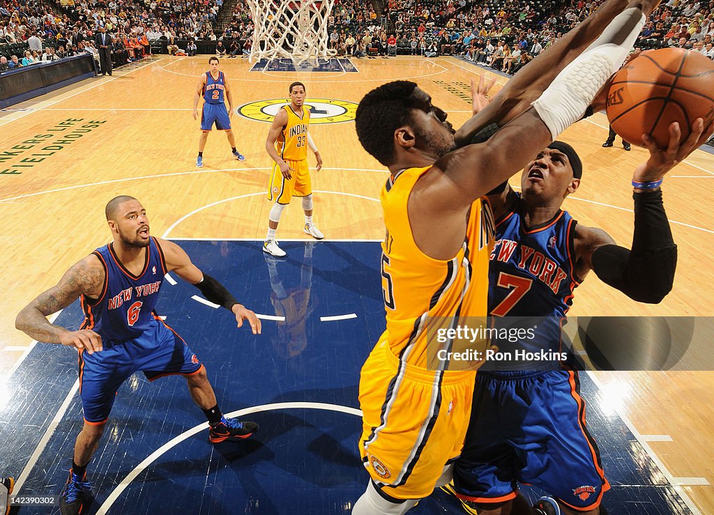 New York Knicks v Indiana Pacers